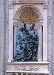 Der ungläubige Thomas (Bronze)